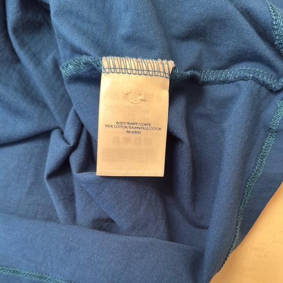 Lands' End Women's Blue V-Neck Top S - Picture 4 of 4